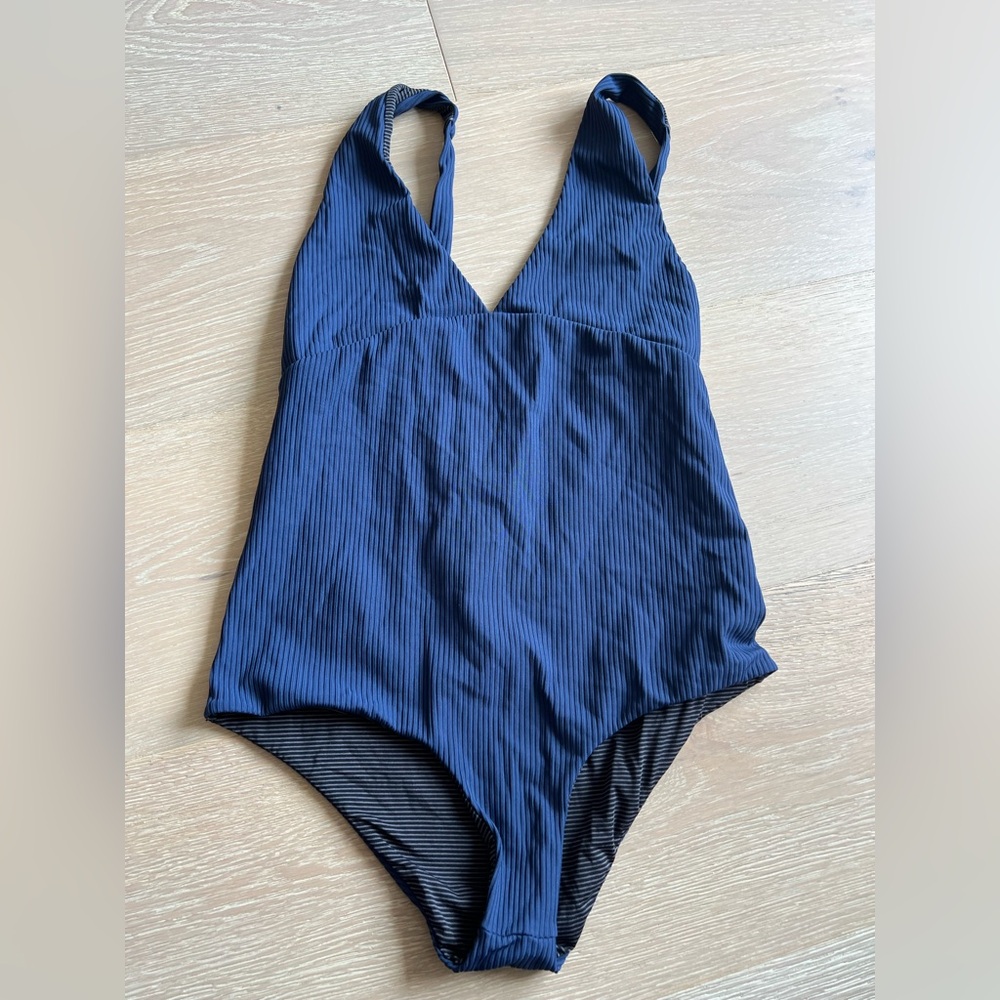 ACACIA SWIMWEAR RIBBED ONE PIECE